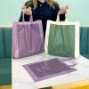 Hand-held plastic bags, clothing store bags, logo printed packaging bags, gift bags, vertical packaging bags, shopping bags details Picture